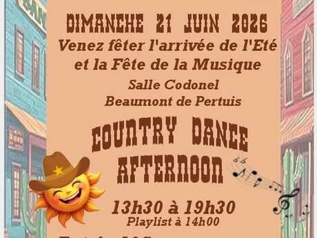 Country  dance afternoon à Beaumont de Pertuis