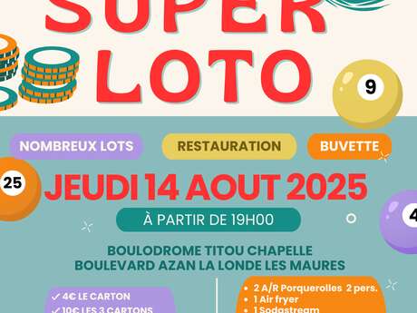 Loto de l'association "La Boule Ferrée Londaise"