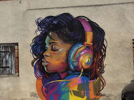 Œuvre de street art "Soul of Colors"