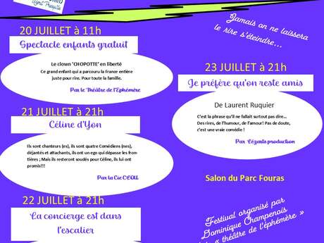 Festival : Les Noctambules Théâtrales de Fouras