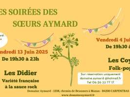 Les soirées des sœurs Aymard avec les Didier