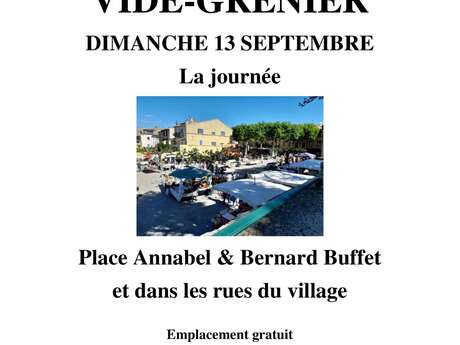 Vide-grenier de Tourtour