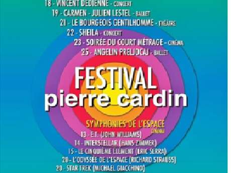 Festival Pierre Cardin "cinéma"
