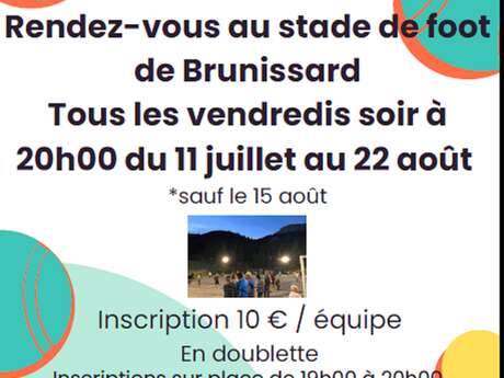 Tournoi de pétanque Tournoi de pétanque