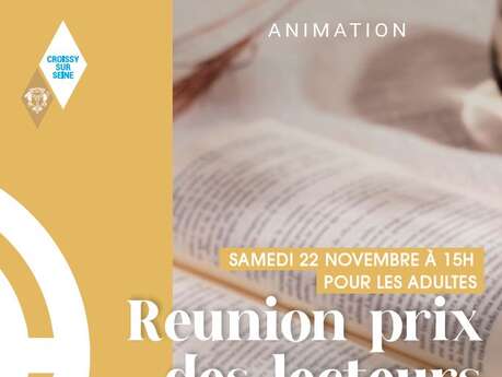 Réunion Prix des lecteurs 2026