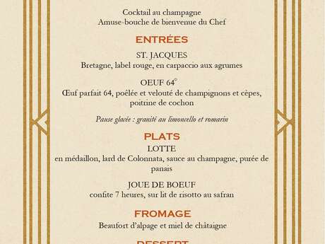 Dîner de la saint sylvestre - Le Central