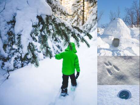 Après-midi raquettes mini trappeur Après-midi raquettes mini trappeur