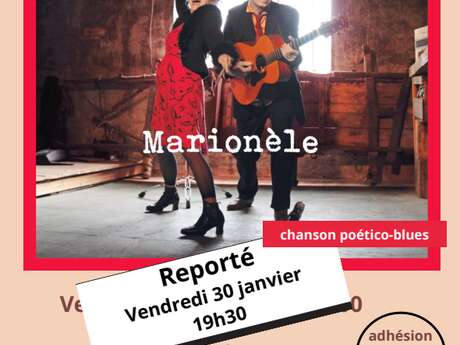 Concert : Marionèle, chanson poético-blues