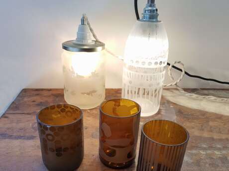 Atelier Verre - Gravez vos objets de décoration ou arts de la table