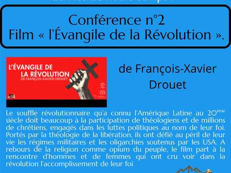 Conférence "l'Evangile de la Révolution" de François-Xavier Drouet  au Centre Culturel de la Gorge