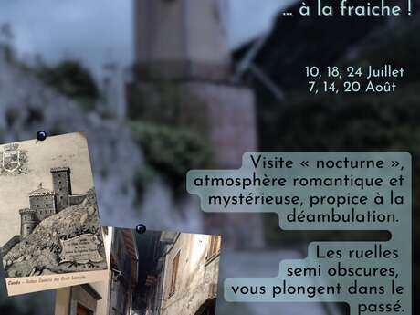 Visite nocturne du village de  Tende