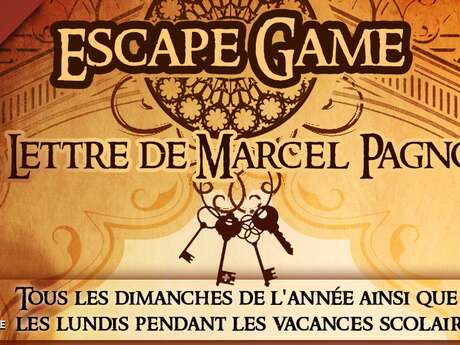 Escape Game : La lettre de Marcel Pagnol