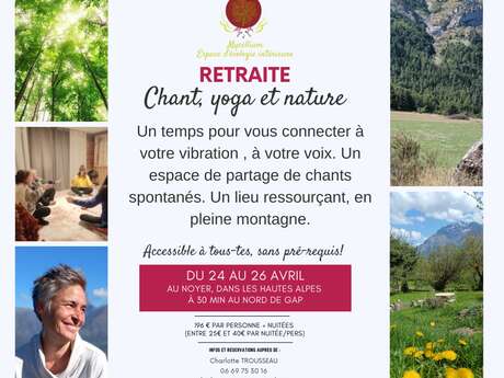 Retraite chant, yoga, nature