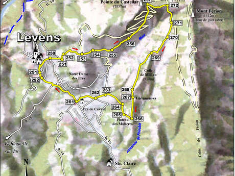 Circuit de randonnée pédestre  "circuit du Dragon"