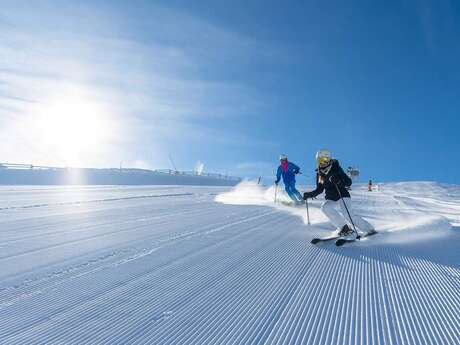 Faire la première trace avec les pisteurs !