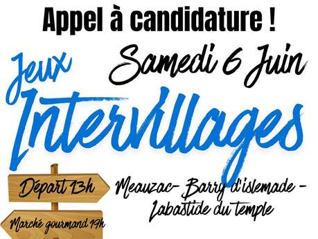 JEUX INTER-VILLAGES ET MARCHE GOURMAND