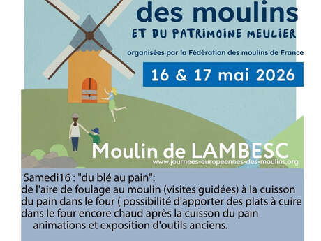 Journées nationales des moulins et du patrimoine meulier