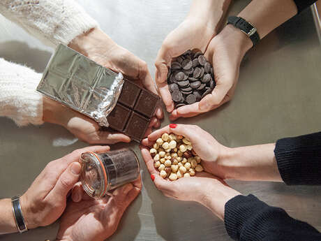 Chocolate tasting workshop at Chocolaterie Castelain