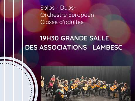 Audition de fin d'année de Guitarles Académie
