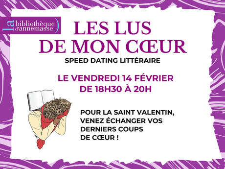 Les lus de mon coeur, speed dating littéraire