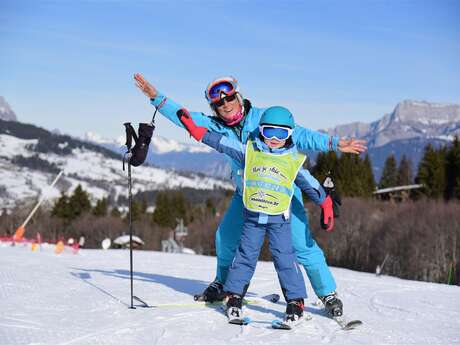 Cours de ski privés pour enfants de 4 a 13 ans