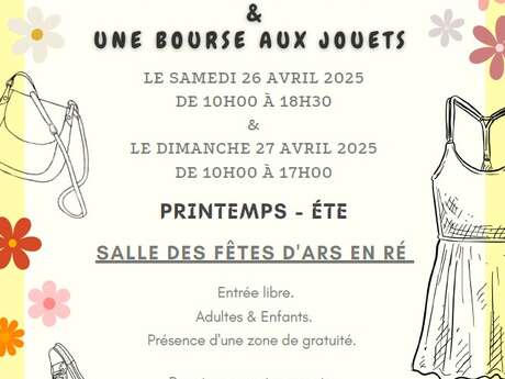 Vide dressing & bourse aux jouets Printemps Été par les P'tits Vers du Fier