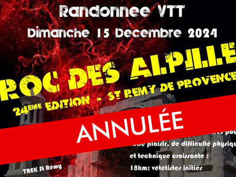 ANNULÉE - Randonnée VTT Le Roc des Alpilles