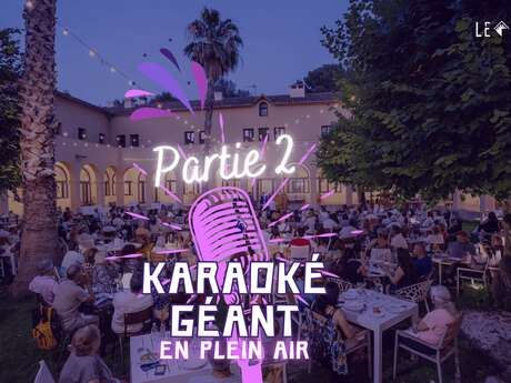 Karaoké géant en plein air !