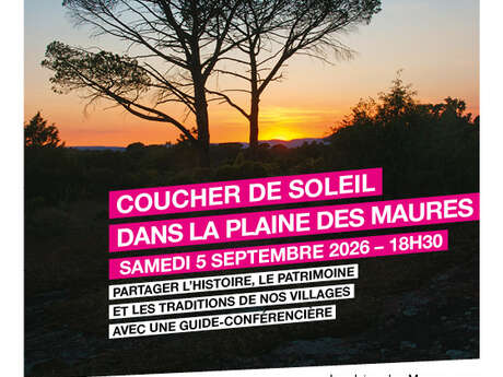 Balade commentée "Coucher de soleil dans la plaine des Maures"