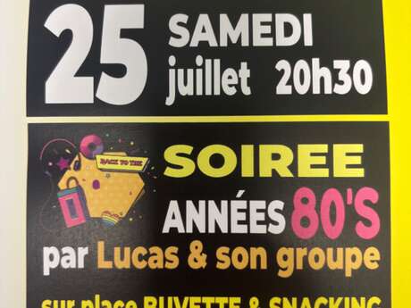 Soirée Années 80's