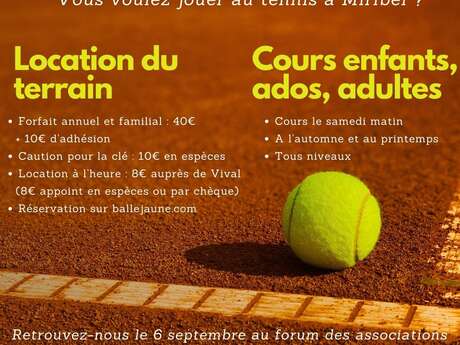 Courts de tennis