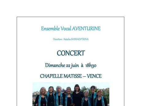 Concert Ensemble Vocal AVENTURINE