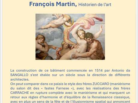 Conférence - Une visite au Palais Farnese