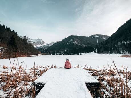 Schneeschuh-Route "Le Lac de Vallon" (Der See von Vallon)