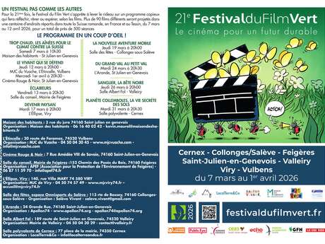 Festival du film vert entre Genevois et Vuache