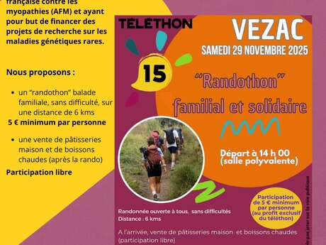 Randothon familial et solidaire à Vézac