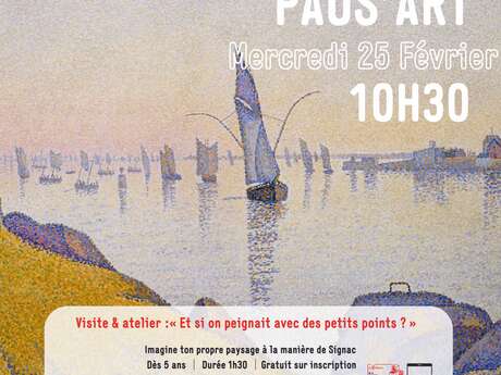 PAUS'ART :  " Et si on peignait avec des petits points ? "