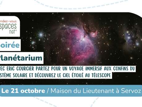 Soirée - Planétarium et observation du ciel étoilé