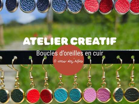 Atelier création de boucles d'oreilles en cuir - Semaine Famille +