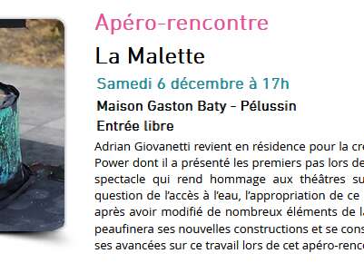 Apéro-rencontre "La Malette"