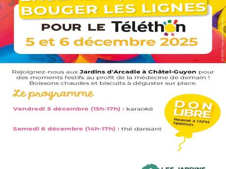 Téléthon aux Jardins d'Arcadie