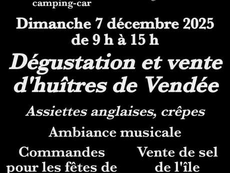 Dégustation et vente d'huîtres