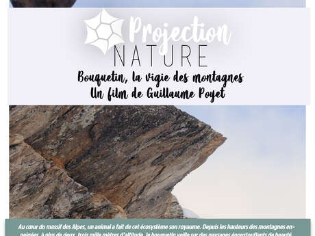 Projection du film « Bouquetin, la vigie des montagnes » de Guillaume Poyet
