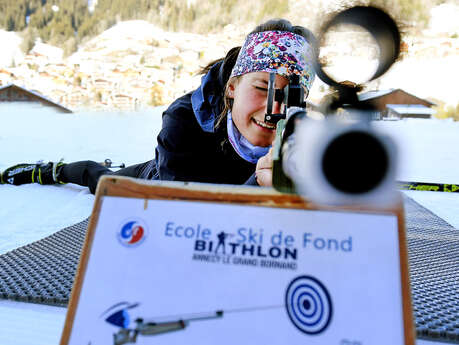 Initiation au biathlon laser