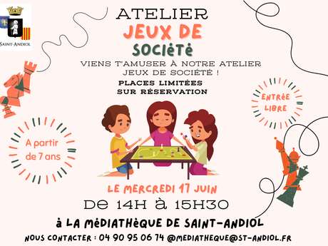 Atelier jeux de société