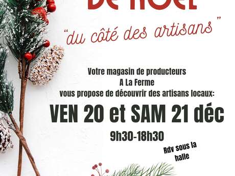 Marché de Noël "Du côté des artisans"