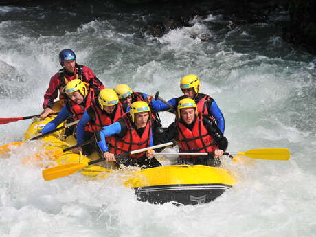 Rafting down the Dranse - longo course