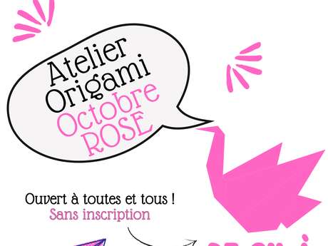 Mercredi Origami pour Octobre Rose