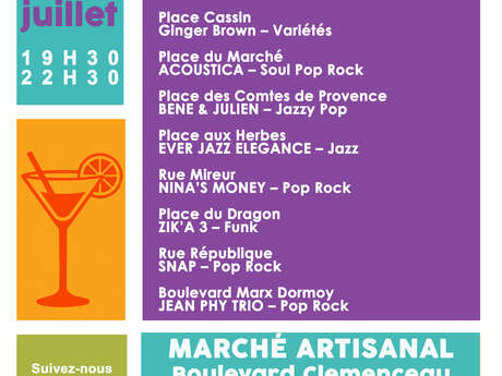 Apéro Concerts - Marché nocturne