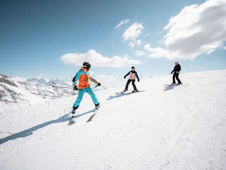 Cours collectifs ski adultes débutants